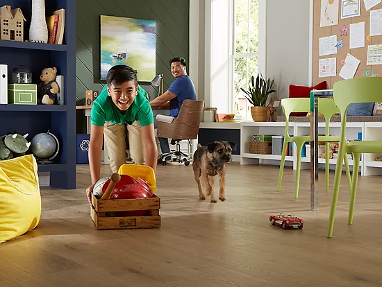 PureTech flooring in a pert friendly home