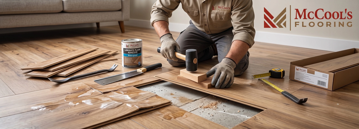 How to Repair Water Damaged Laminate Flooring in Central Indiana