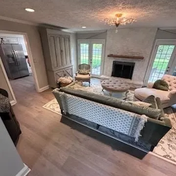 Luxury vinyl flooring in Carmel IN